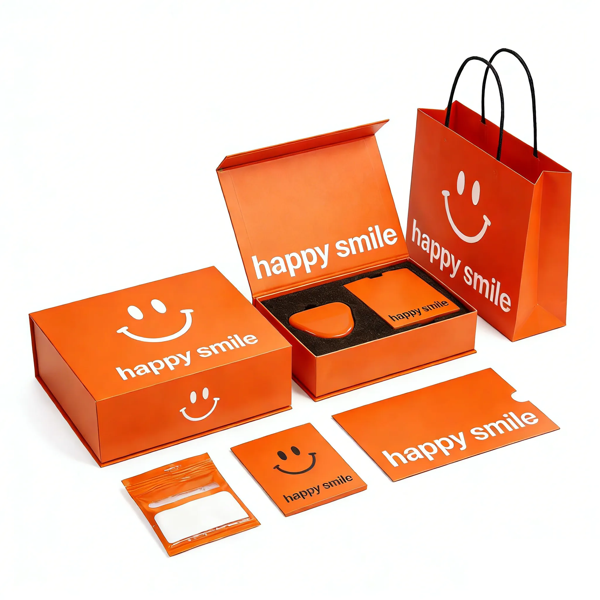 Private-label aligner care kit with custom dental gift box and accessories