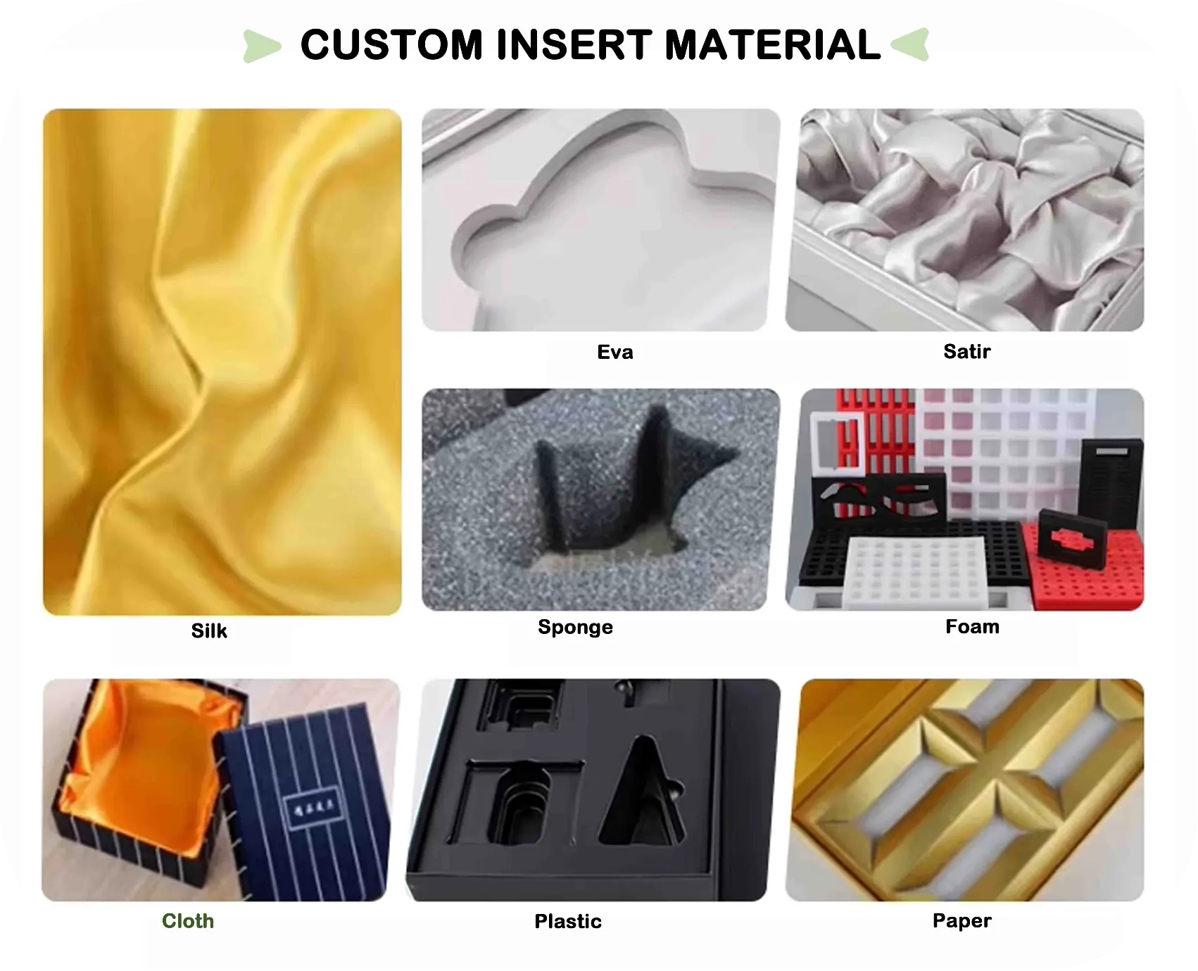 Custom inserts for custom dental gift boxes