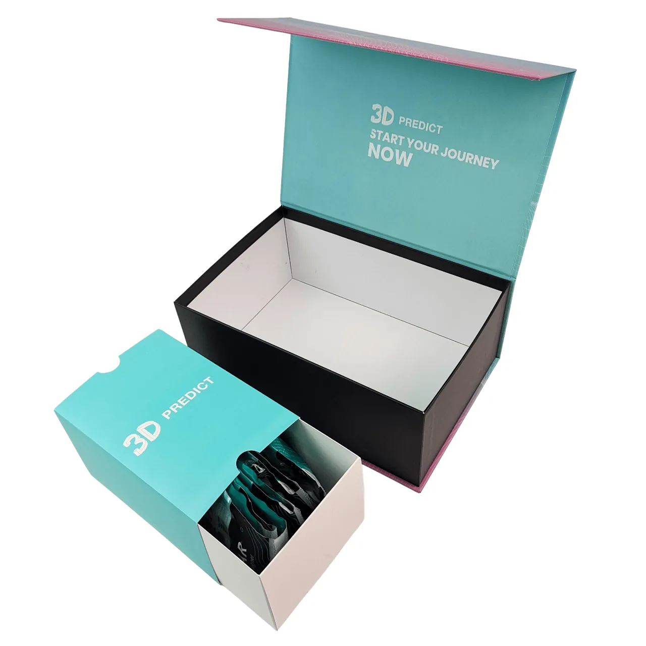 Magnetic Box with Aligner Drawers custom dental gift box concept