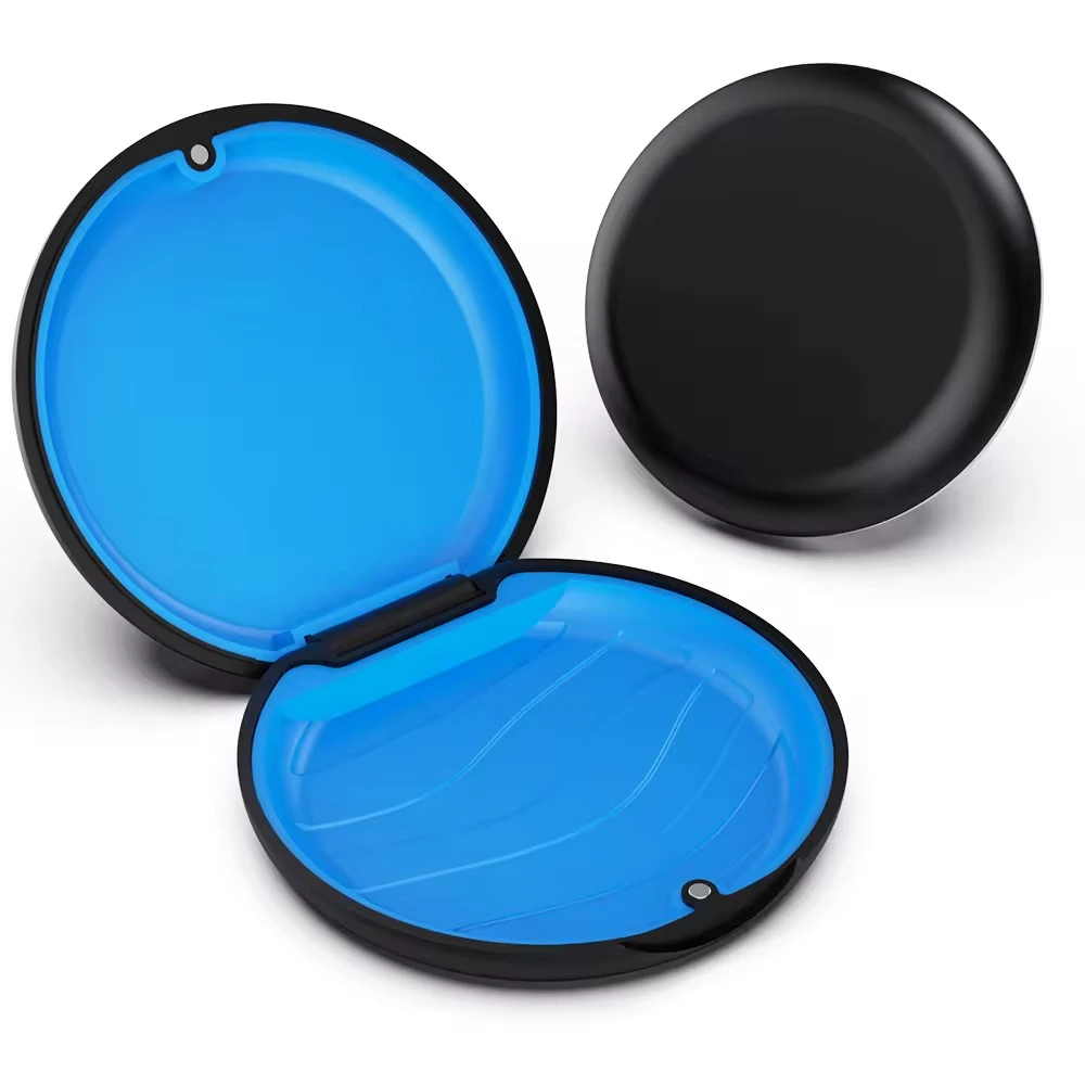 Premium Round Retainer Case with Silicon - Wholesale Dental Supply by Uvcare